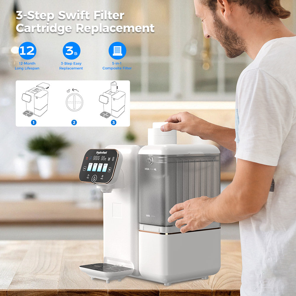 Hydrofast HF01 RO filtr s 5stupňovou filtrací, snadná výměna pro čističku vody B100 a C100