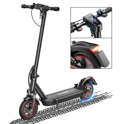 iScooter i10Max Electric Scooter, 750W Motor, 48V 18Ah Battery, 10 inches Pneumatic Tire, 45km/h Max Speed, 96km Range, IP54 Waterproof, Front and Rear Suspension, App Control