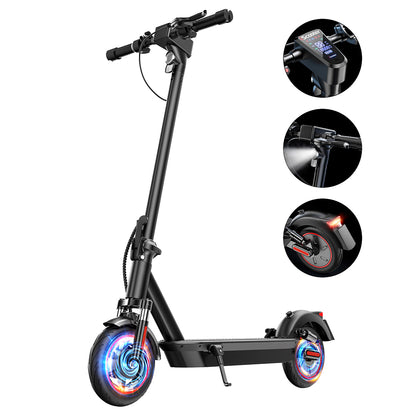 iScooter i10Max Electric Scooter, 750W Motor, 48V 18Ah Battery, 10 inches Pneumatic Tire, 45km/h Max Speed, 96km Range, IP54 Waterproof, Front and Rear Suspension, App Control
