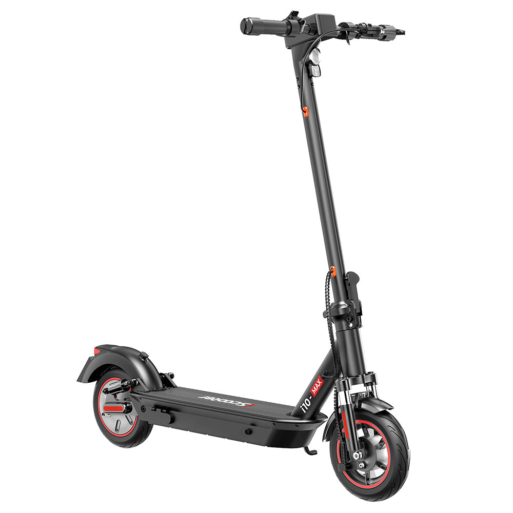 iScooter i10Max Electric Scooter, 750W Motor, 48V 18Ah Battery, 10 inches Pneumatic Tire, 45km/h Max Speed, 96km Range, IP54 Waterproof, Front and Rear Suspension, App Control