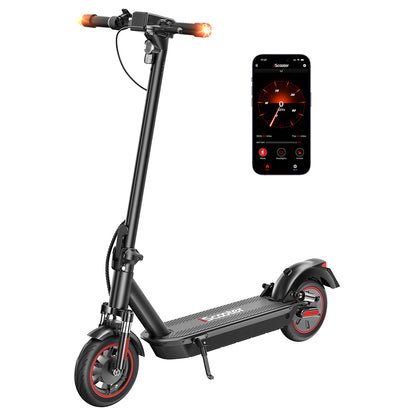 iScooter i10Max Electric Scooter, 750W Motor, 48V 18Ah Battery, 10 inches Pneumatic Tire, 45km/h Max Speed, 96km Range, IP54 Waterproof, Front and Rear Suspension, App Control