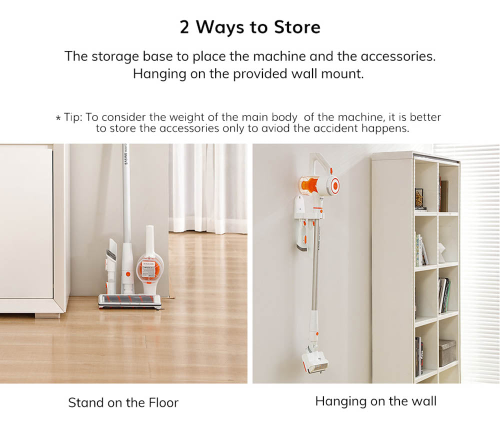 Bezdrátový tyčový vysavač EASINE by ILIFE G80, ruční bezdrátový vysavač, sací tlak 22 kPa, LED displej, doba provozu 45 minut