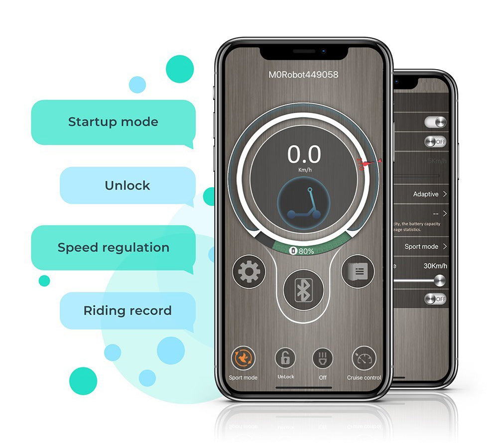 iScooter i9 Max Elektrická koloběžka 10 palců Voštinové pneumatiky 500W motor 36V 10Ah baterie 30km/h maximální rychlost 30-40km maximální dojezd nosnost 120kg dvojité tlumení nárazů inteligentní ovládání pomocí aplikace