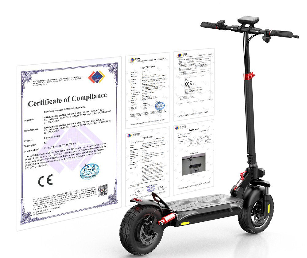 Skládací elektrická koloběžka iScooter iX3, 10