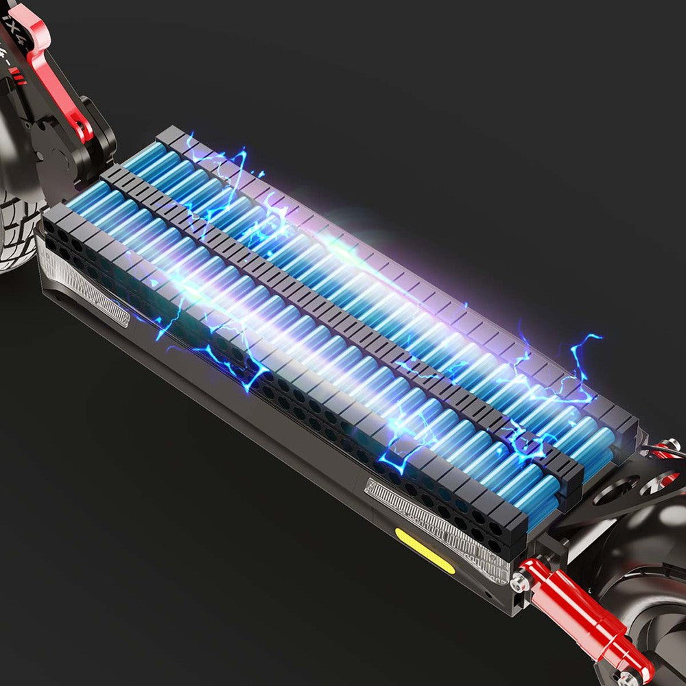 Elektrická koloběžka iScooter IX4, 10" voštinové pneumatiky, motor 800 W, maximální rychlost 45 km/h, baterie 48 V 15 Ah, dojezd 40–45 km, ovládání pomocí aplikace