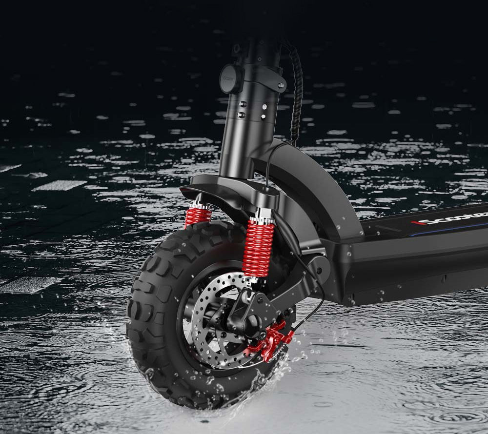 iScooter iX6 Elektrická koloběžka 11'' Nafukovací terénní pneumatiky 1000W Zadní motor 45km/h Maximální rychlost 48V 17,5Ah Baterie Dojezd 40-45km