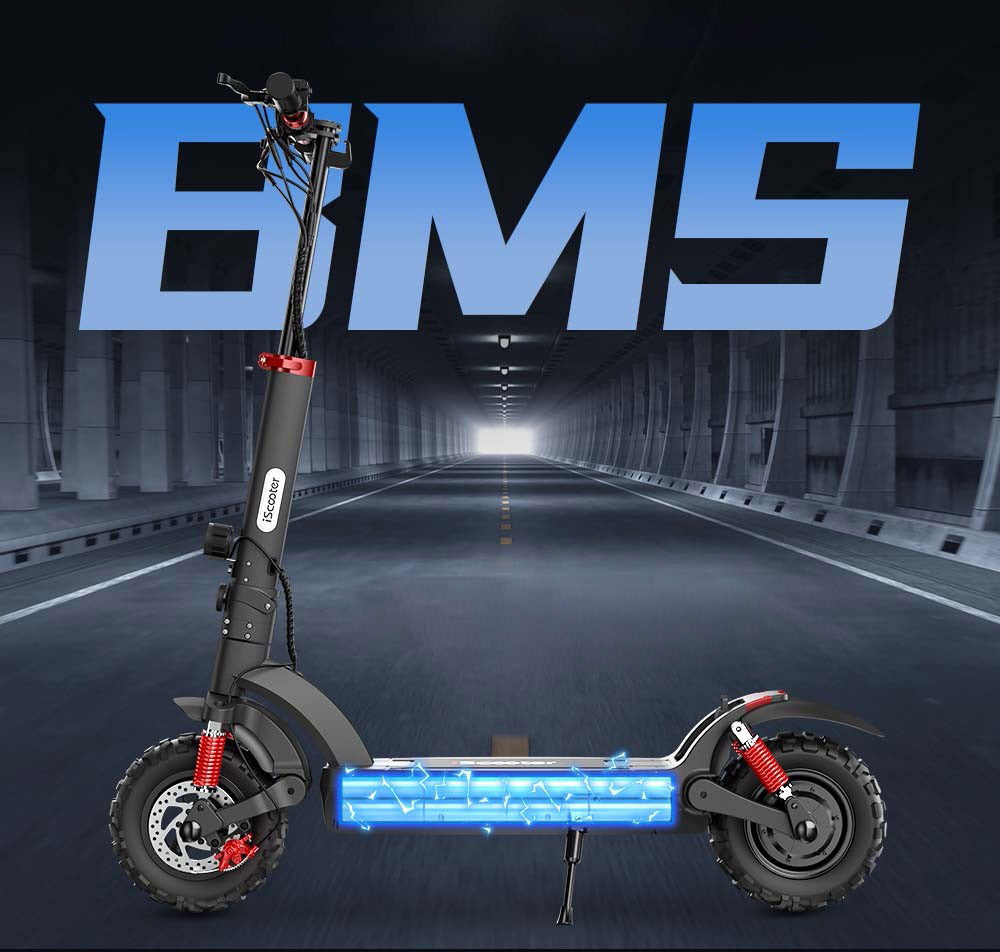 Elektrická koloběžka iScooter iX6, 11" pneumatiky do terénu, zadní motor 1000 W, maximální rychlost 45 km/h, baterie 48 V 17,5 Ah, dojezd 60 km