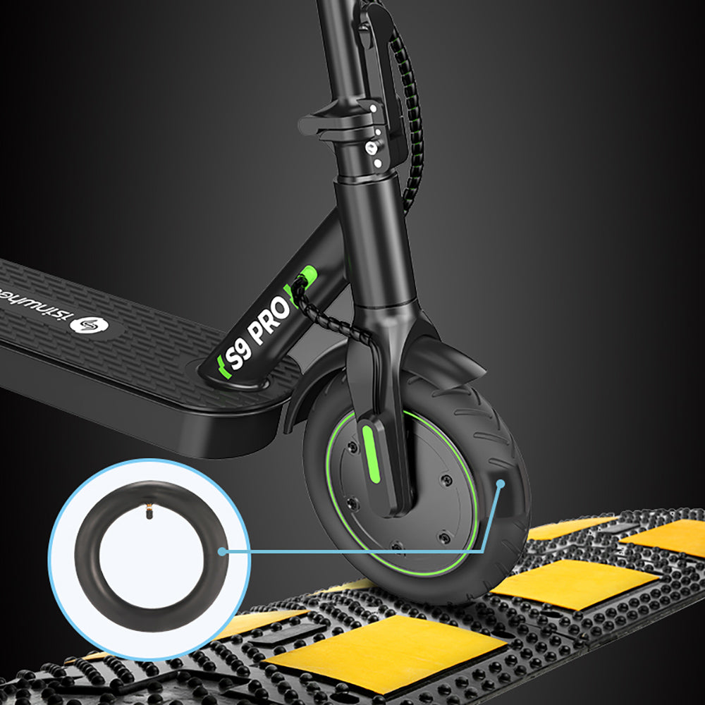 Elektrická koloběžka isinwheel S9 Pro, motor 350 W, baterie 36 V 7,5 Ah, pneumatika 8,5 palce, maximální rychlost 25 km/h, dojezd 28 km, ovládání aplikací