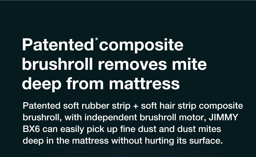 Ruční vysavač proti roztočům Jimmy BX6 600 W, rozšířený sací otvor 240 mm, UV lampa a ultrazvuková technologie - modrý