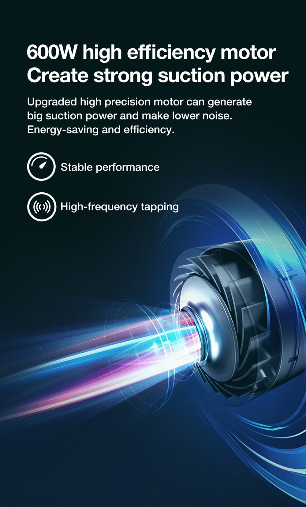 Ruční vysavač proti roztočům Jimmy BX6 600 W, rozšířený sací otvor 240 mm, UV lampa a ultrazvuková technologie - modrý