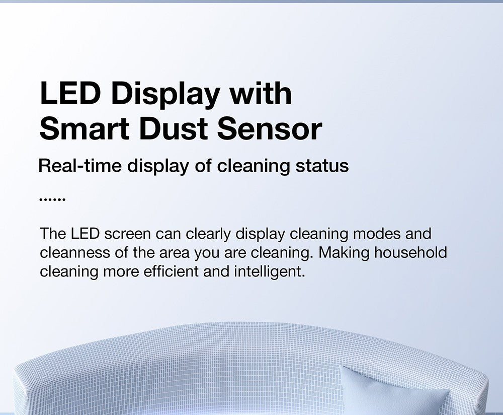 Vysavač JIMMY BX6 Pro s dvojitým kelímkem proti roztočům, sací otvor 245 mm, nádoba na prach o objemu 0,5 l, chytrý senzor prachu, funkce UV sterilizace, ultrazvuk, LED displej