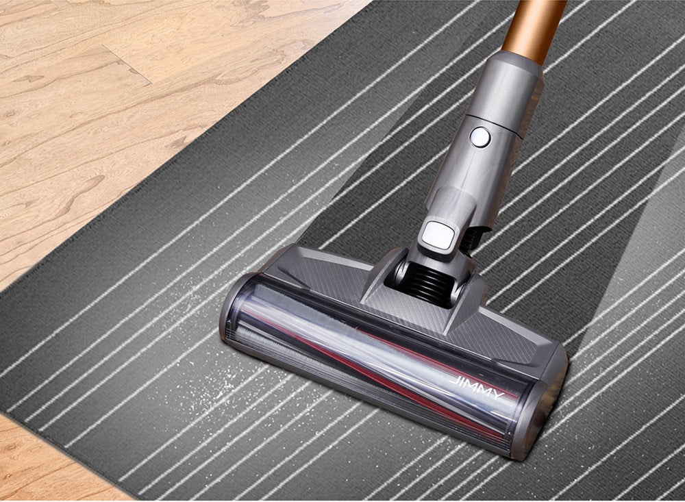 Bezdrátový ruční flexibilní vysavač JIMMY H9 Pro s výkonným sacím výkonem 200 W, motorem 600 W, dobou provozu 80 minut, ultra nízkou hlučností pro čištění podlah a nábytku od Xiaomi - zlatý