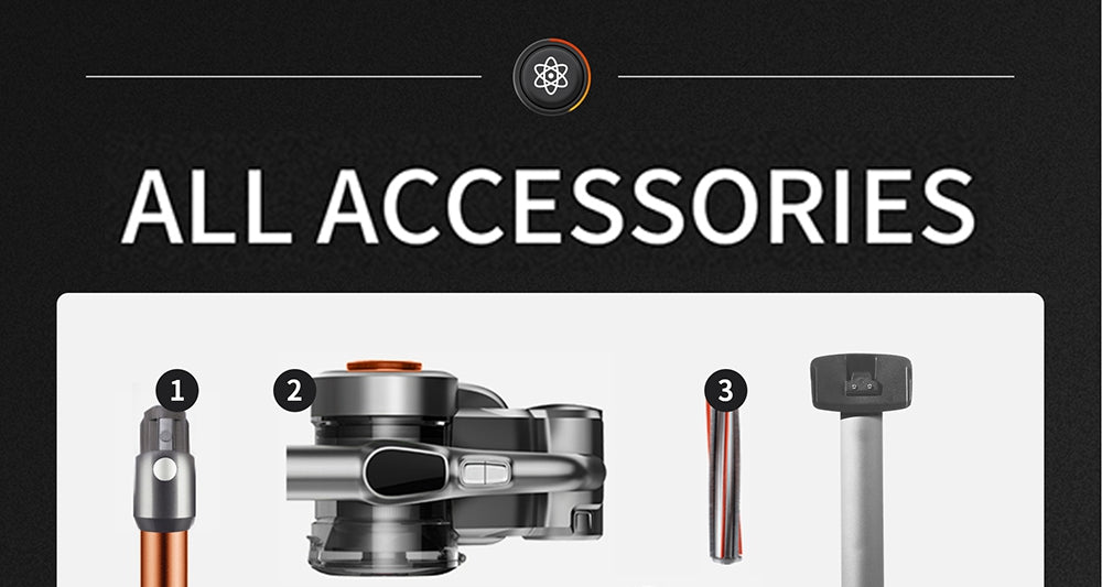 Bezdrátový ruční flexibilní vysavač JIMMY H9 Pro s výkonným sacím výkonem 200 W, motorem 600 W, dobou provozu 80 minut, ultra nízkou hlučností pro čištění podlah a nábytku od Xiaomi - zlatý