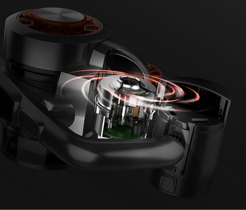 Bezdrátový ruční flexibilní vysavač JIMMY H9 Pro s výkonným sacím výkonem 200 W, motorem 600 W, dobou provozu 80 minut, ultra nízkou hlučností pro čištění podlah a nábytku od Xiaomi - zlatý