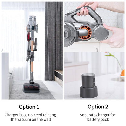 JIMMY H9 Pro Mopping Version Handheld Cordless Vacuum Cleaner, 2-in-1 Vacuuming Mopping, 200AW 25000Pa Powerful Suction, 80 Minutes Run Time, 200ml Water Tank, Auto Power Adjust, LED Display Removable Battery, With Rechargeable Stand Holder