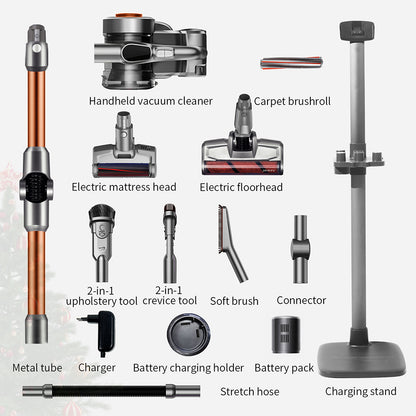 JIMMY H9 Pro Mopping Version Handheld Cordless Vacuum Cleaner, 2-in-1 Vacuuming Mopping, 200AW 25000Pa Powerful Suction, 80 Minutes Run Time, 200ml Water Tank, Auto Power Adjust, LED Display Removable Battery, With Rechargeable Stand Holder