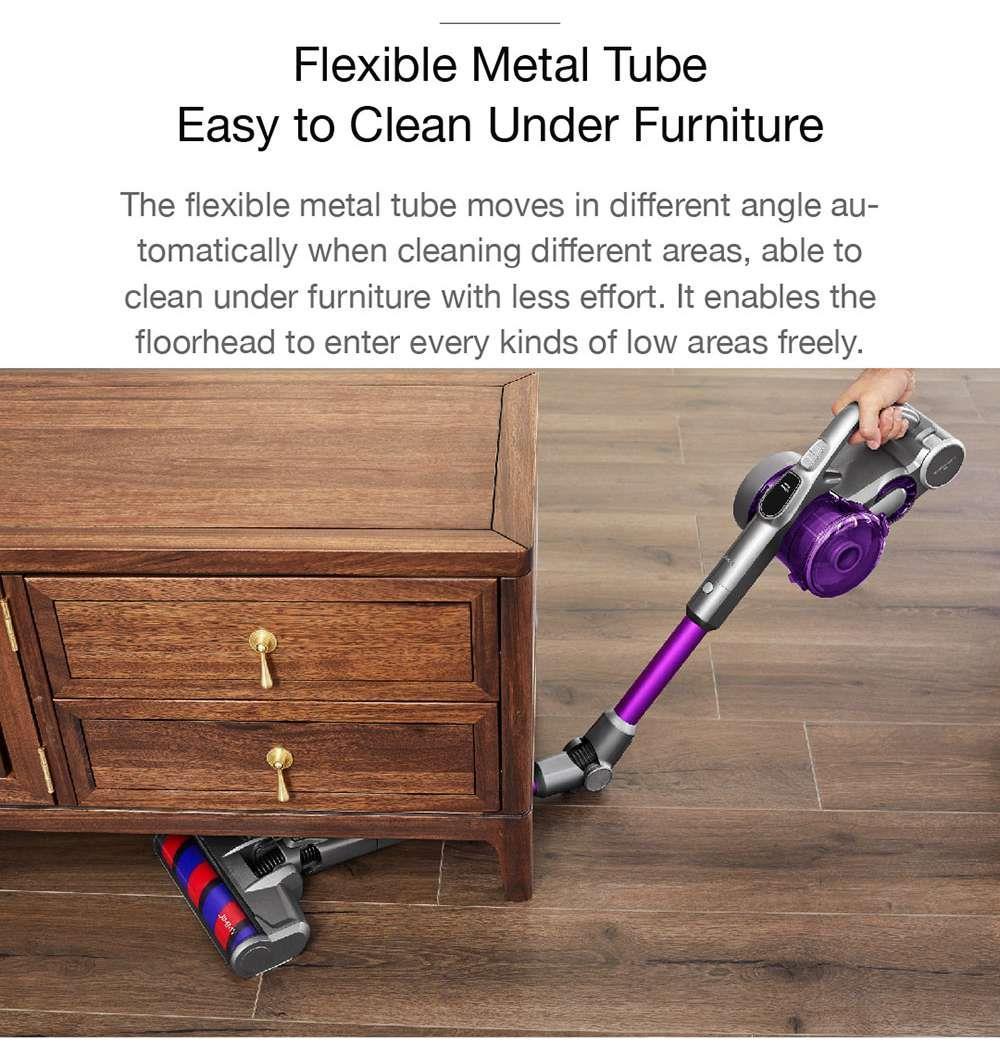 JIMMY JV85 Pro Mopping Version Flexibilní ruční bezdrátový vysavač 2 v 1 Vysávání a vytírání 200AW Výkonné sací napětí, 550W digitální bezkartáčový motor, doba provozu 70 minut, 200ml nádrž na vodu, ultra nízká hlučnost - fialová