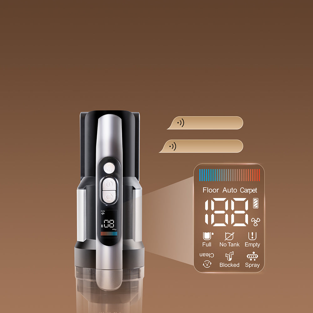 JIMMY PW11 Pro Max 5v1 bezdrátový vysavač a myčka, silný výkon 460 W, dvojité čištění, rychlé schnutí horkým vzduchem, LED obrazovka, rozkládací provedení 180°, dva válcové kartáče, pro tvrdé podlahy, zvířecí chlupy a celý dům, stříbrnočerná barva