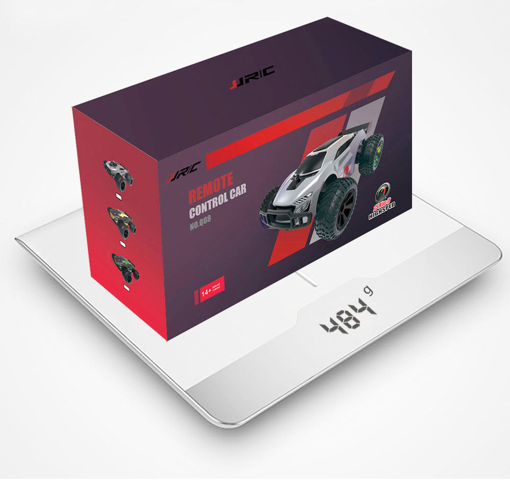 JJRC Q88 2.4G dálkové auto 40-50 vzdáleností ovládání vysokorychlostních terénních vozidel kaskadérské auto hračka dárek pro děti - stříbrné