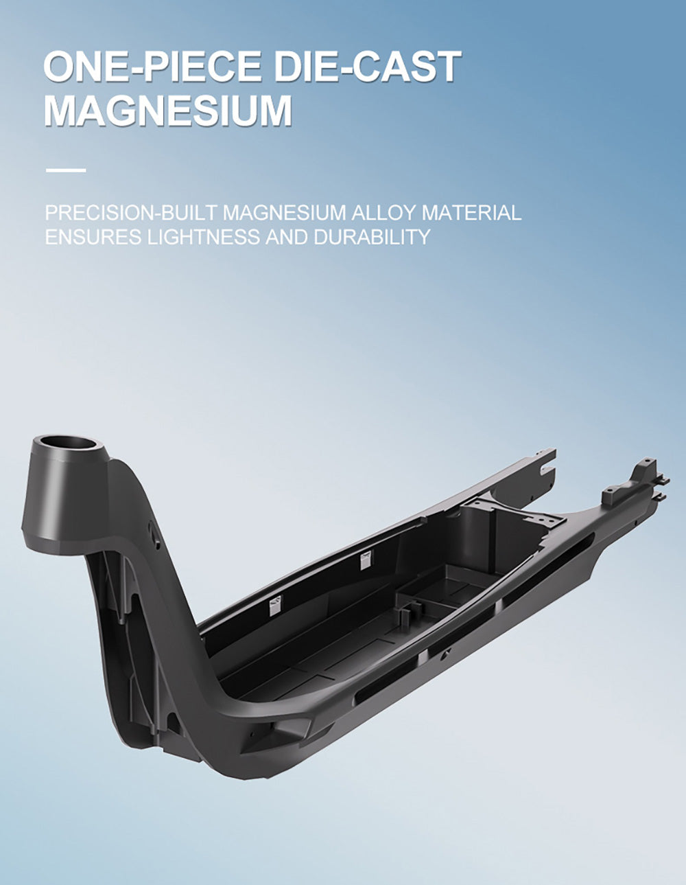Elektrická koloběžka JOYOR C10, motor 500 W, baterie 48 V 10,4 Ah, pneumatiky 10 palců, maximální rychlost 45 km/h, dojezd 30–50 km, maximální zatížení 120 kg, přední a zadní kotoučová brzda