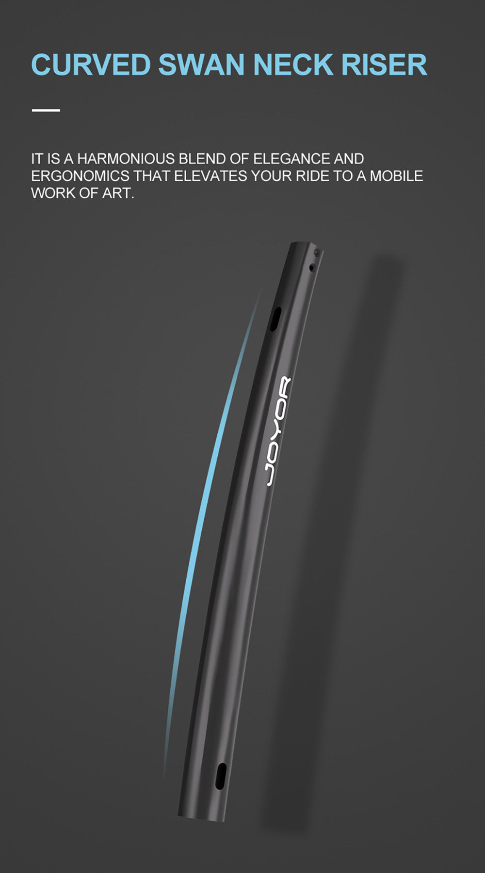 Elektrická koloběžka JOYOR C10, motor 500 W, baterie 48 V 10,4 Ah, pneumatiky 10 palců, maximální rychlost 45 km/h, dojezd 30–50 km, maximální zatížení 120 kg, přední a zadní kotoučová brzda