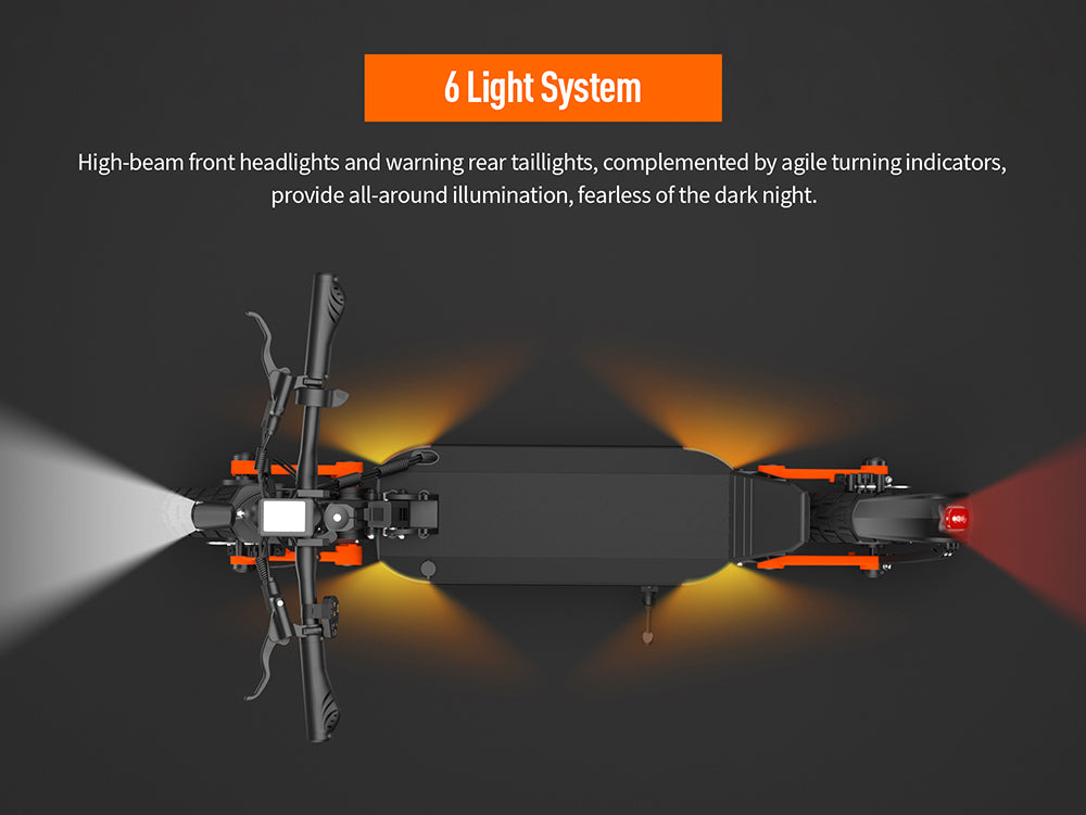 Elektrická koloběžka JOYOR S10-Z, 10palcové terénní pneumatiky, 60V 18Ah baterie, 1000W*2, dvojitý motor, dojezd 70-85 km, zatížení 120 kg, dvojité hydraulické kotoučové brzdy, tlumiče, směrové světlo, inteligentní LED displej, aktualizace z S10-S - černá