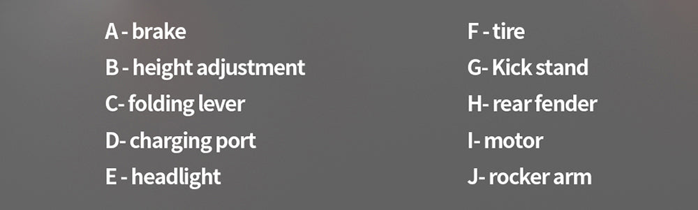 Elektrická koloběžka JOYOR S5 s certifikací ABE, 10palcové pneumatiky, motor 500 W, 20 km/h, baterie 48 V 13 Ah, dojezd 40–55 km, dvojité kotoučové brzdy