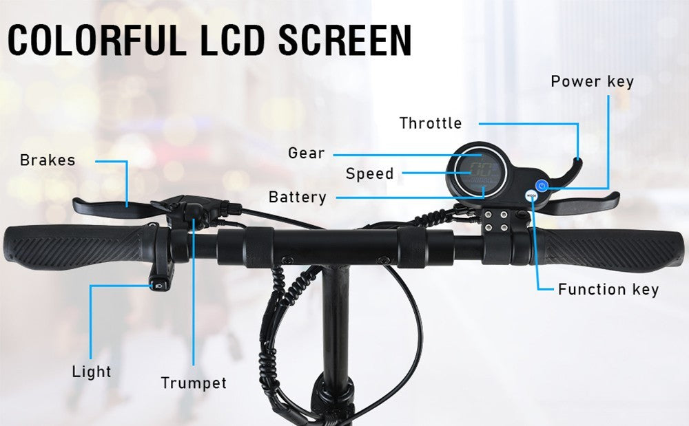 Elektrická koloběžka JOYOR Y8-S, 10palcová kola, 48V 26Ah baterie, motor 500W, maximální rychlost 40 km/h, nosnost 120 kg, dojezd až 82 km