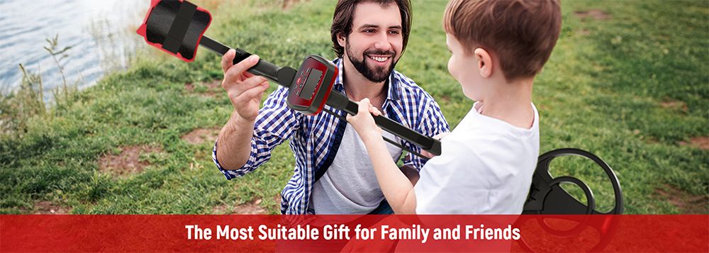 Detektor kovů KAIWEETS EXPLORER X I, 6 režimů detekce, LCD displej, nastavitelná dlouhá stopka, vodotěsná cívka IP68