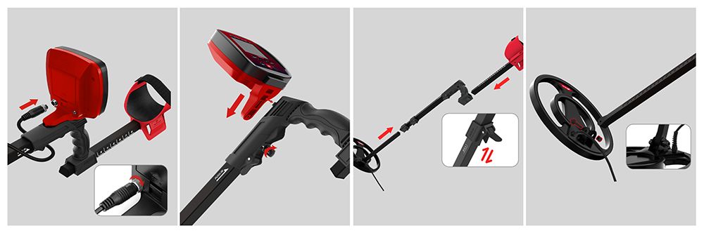 Detektor kovů KAIWEETS EXPLORER X I, 6 režimů detekce, LCD displej, nastavitelná dlouhá stopka, vodotěsná cívka IP68