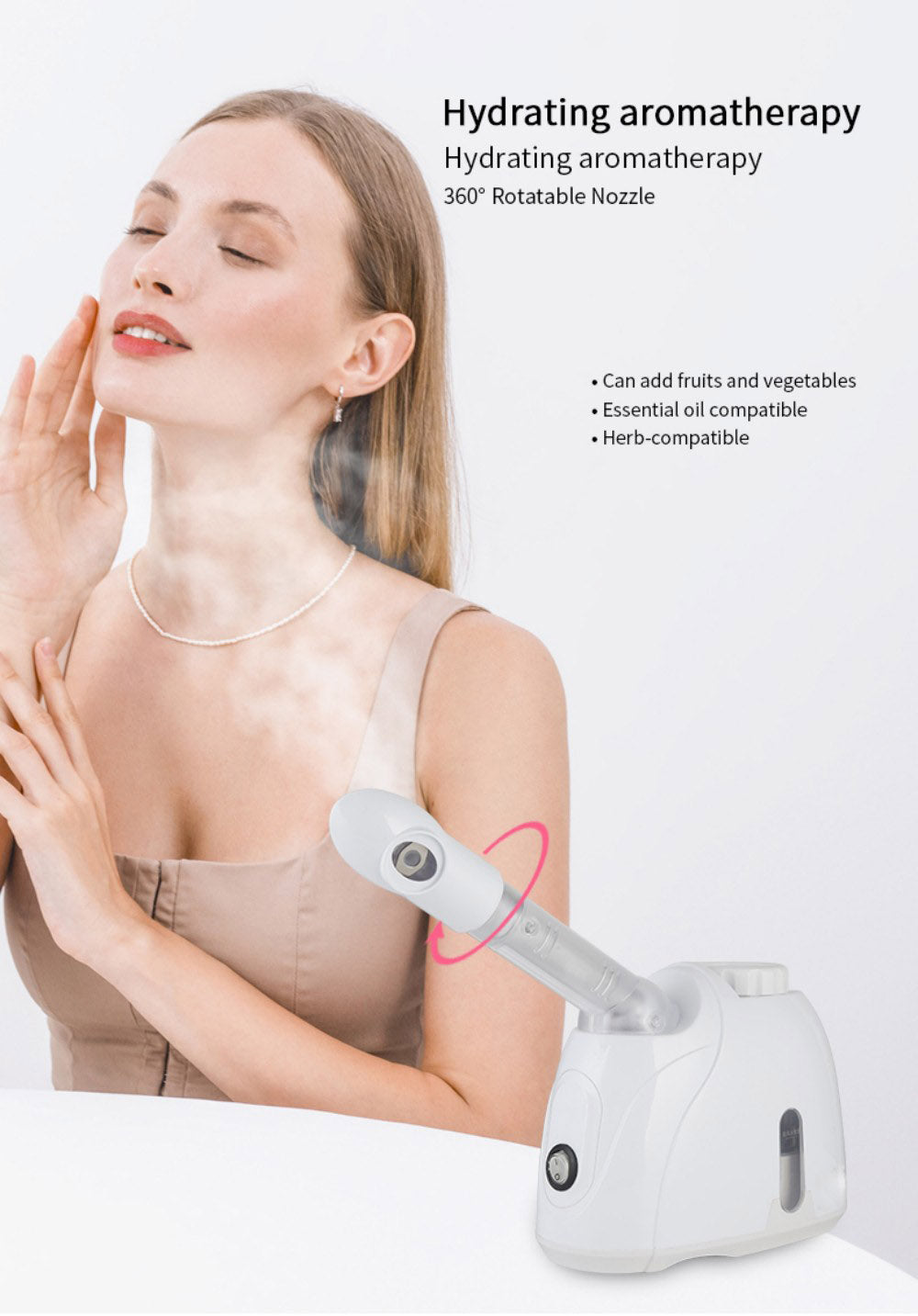 Napařovač obličeje s horkým sprejem KSKIN K33