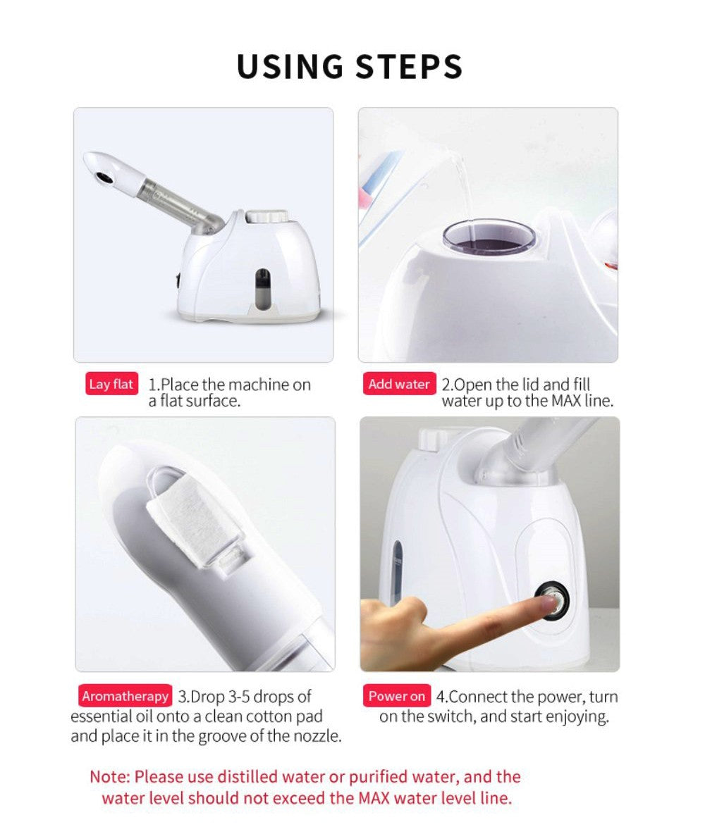 Napařovač obličeje s horkým sprejem KSKIN K33