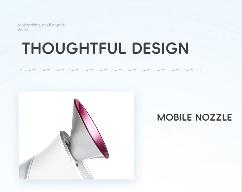 KSKIN KD2331A Horký iontový napařovač na obličej, aromaterapeutický domácí zvlhčovač pleti, teplý a horký sprej, penetrace iontového spreje - zástrčka EU