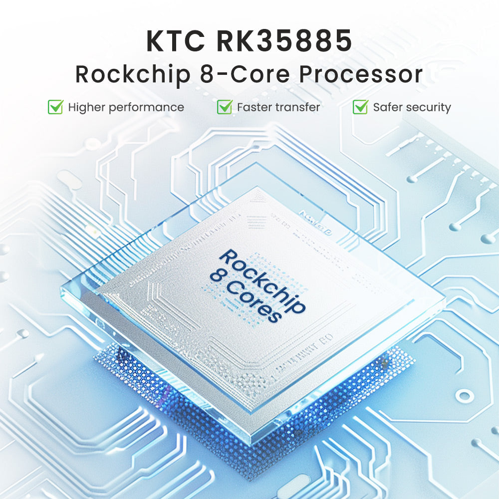 Mobilní monitor KTC A32Q7 Pro, 32'' 4K dotyková obrazovka, WiFi6, Android 13, RK3588S 8 jader, certifikace Google EDLA, baterie 9500 mAh, 8 GB RAM 128 GB ROM, nastavitelné úhly, 1*HDMI 2.0, 1*USB 3.0, 1*USB 2.0