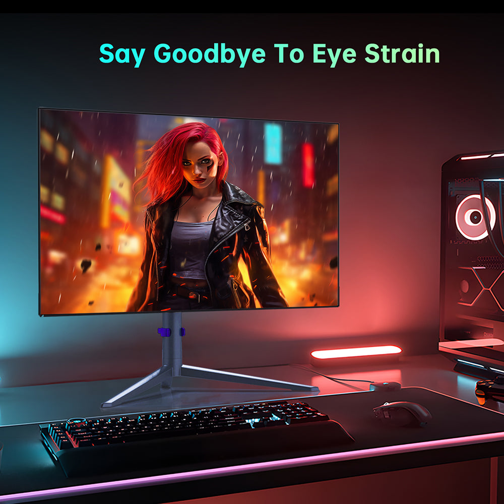 Herní monitor KTC G27P6 27" LG OLED, 2560x1440, 16:9, obnovovací frekvence 240 Hz, kontrastní poměr 1500000:1, 136% sRGB HDR10, doba odezvy 0,03 ms GTG, Low Blue FreeSync a G-Sync, 3x USB 3.0, 2x HDMI 2.0, DP 1.4 typu C, vestavěné reproduktory, KVM 65W, reverzní nabíjení, VESA