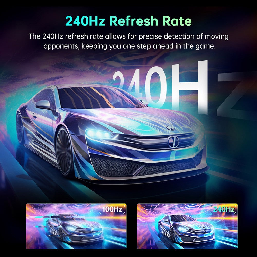Herní monitor KTC G27P6 s úhlopříčkou 27 palců, OLED, rozlišením 2560x1440, obnovovací frekvencí 240 Hz a dobou přenosu 0,03 ms – zástrčka EU
