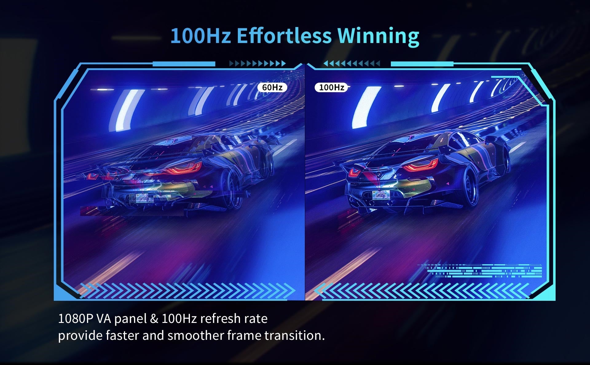 Herní monitor KTC H24V13 s úhlopříčkou 23,8 palce, 100 Hz, 1920 x 1080, 104 % sRGB, AdaptiveSync, VESA, nástěnný držák, nastavení náklonu