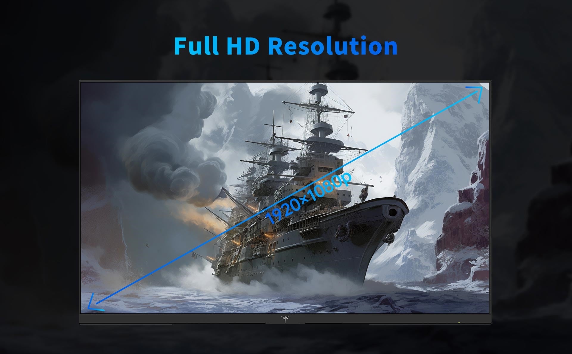 Herní monitor KTC H24V13 s úhlopříčkou 23,8 palce, 100 Hz, 1920 x 1080, 104 % sRGB, AdaptiveSync, VESA, nástěnný držák, nastavení náklonu