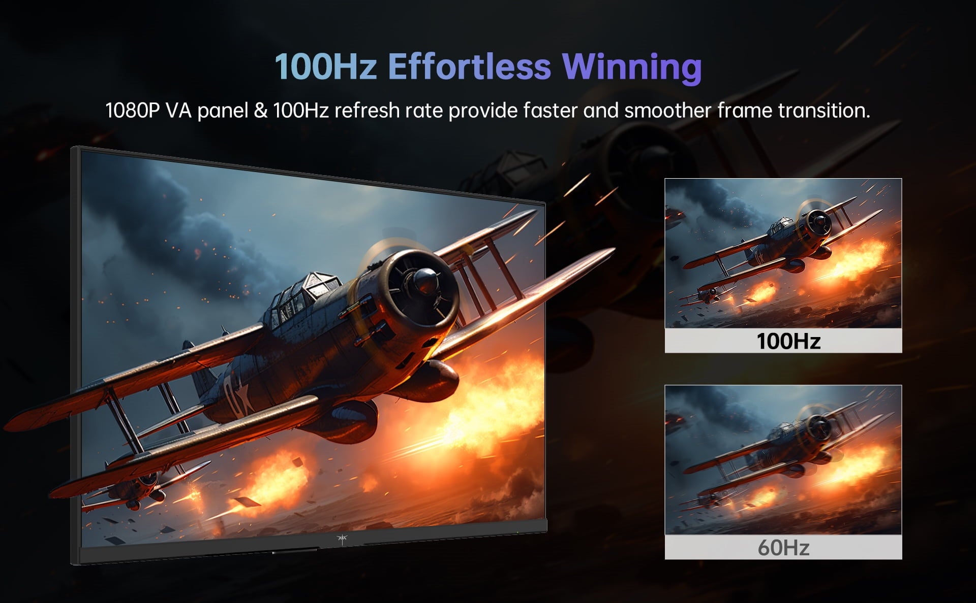 Herní monitor KTC H27V13 s úhlopříčkou 27 palců, 100 Hz, 1920 x 1080, 10 bitů, 106 % sRGB, AdaptiveSync, VESA, nástěnný držák, nastavení náklonu