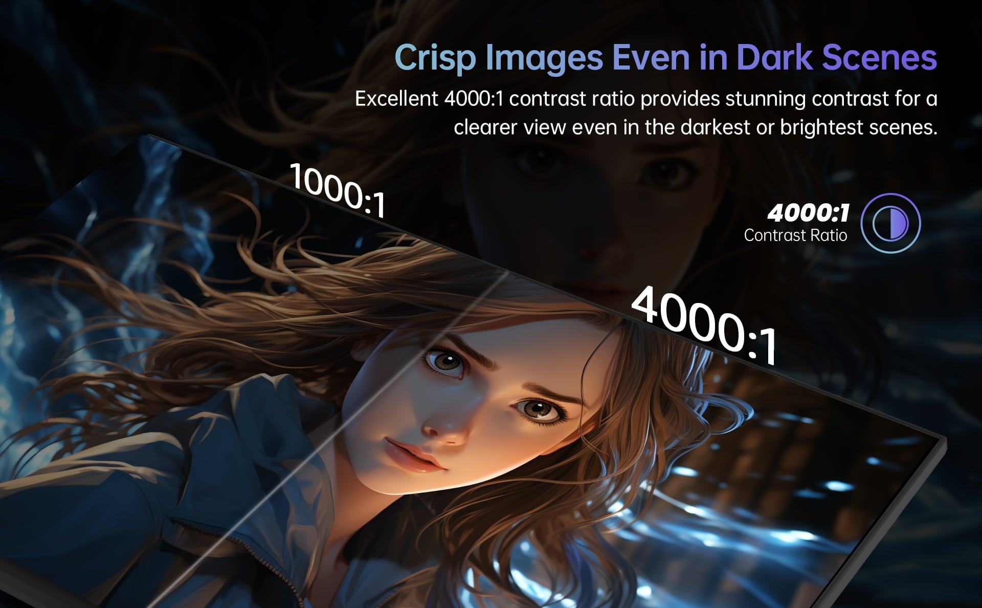 Herní monitor KTC H27V13 s úhlopříčkou 27 palců, 100 Hz, 1920 x 1080, 10 bitů, 106 % sRGB, AdaptiveSync, VESA, nástěnný držák, nastavení náklonu