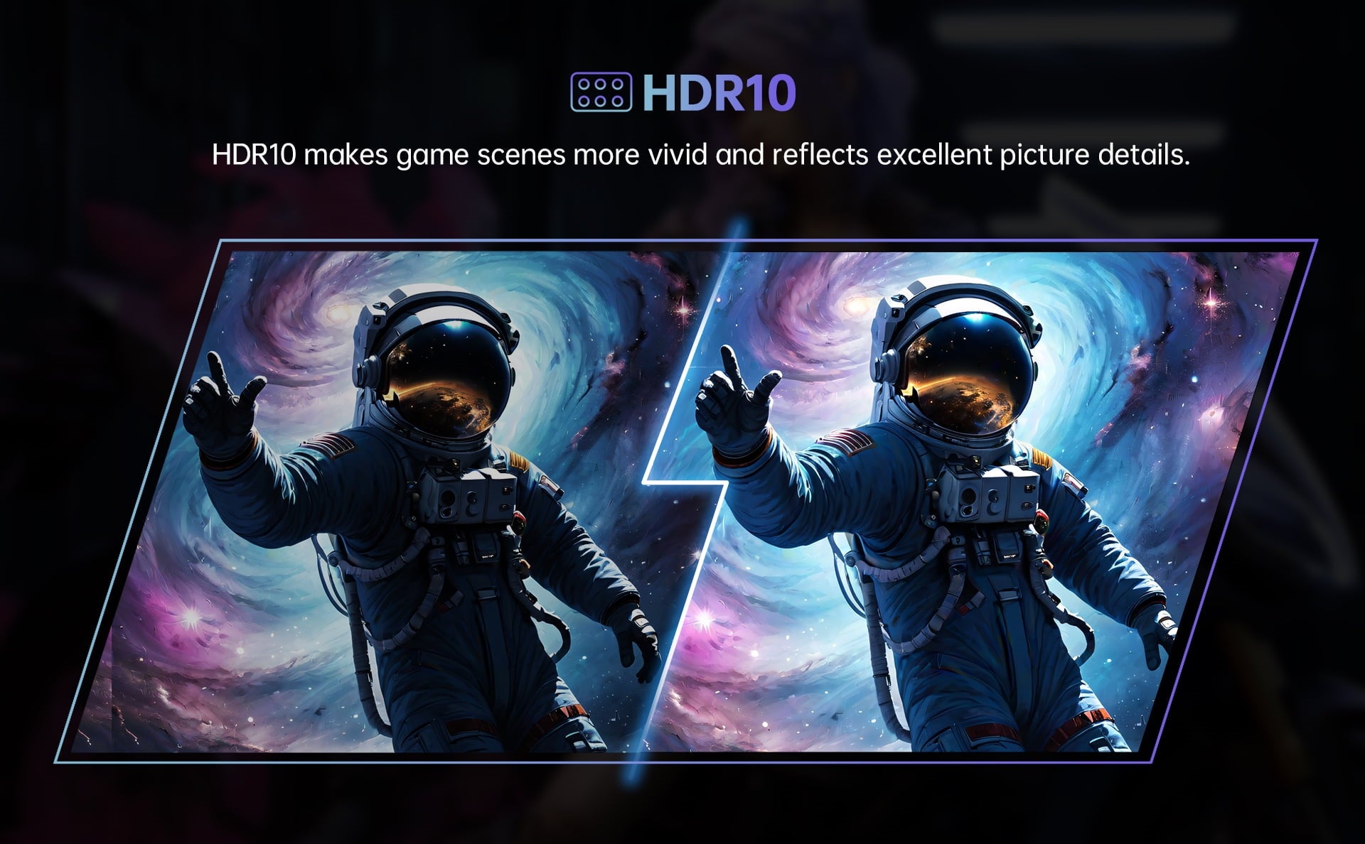 Herní monitor KTC H27V13 s úhlopříčkou 27 palců, 100 Hz, 1920 x 1080, 10 bitů, 106 % sRGB, AdaptiveSync, VESA, nástěnný držák, nastavení náklonu