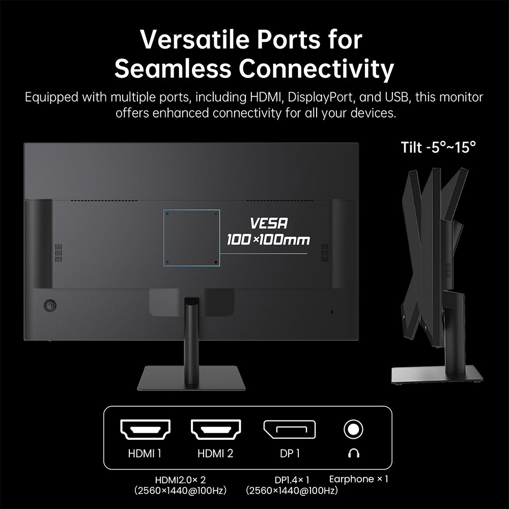 H32T13 32palcový QHD 100Hz