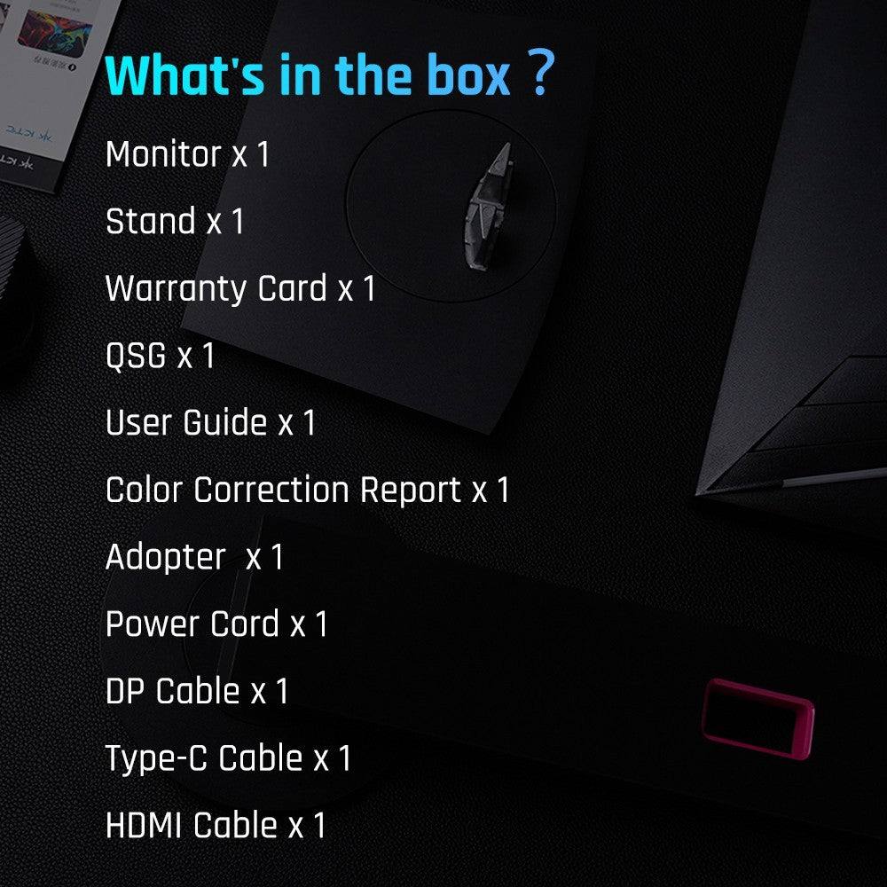 Herní monitor KTC M27P20 Pro s úhlopříčkou 27 palců, mini LED, rozlišení 3840x2160 UHD 160Hz, 4K AUO, rychlý IPS panel, doba odezvy 1 ms MPRT, technologie Quantum Dot HDR 1000, FreeSync a G-Sync, vestavěné reproduktory, USB 3.0 Upstream, 2x HDMI 2.1 DP 1.4, 90W Type-C Audio, KVM, montáž na stěnu, VESA