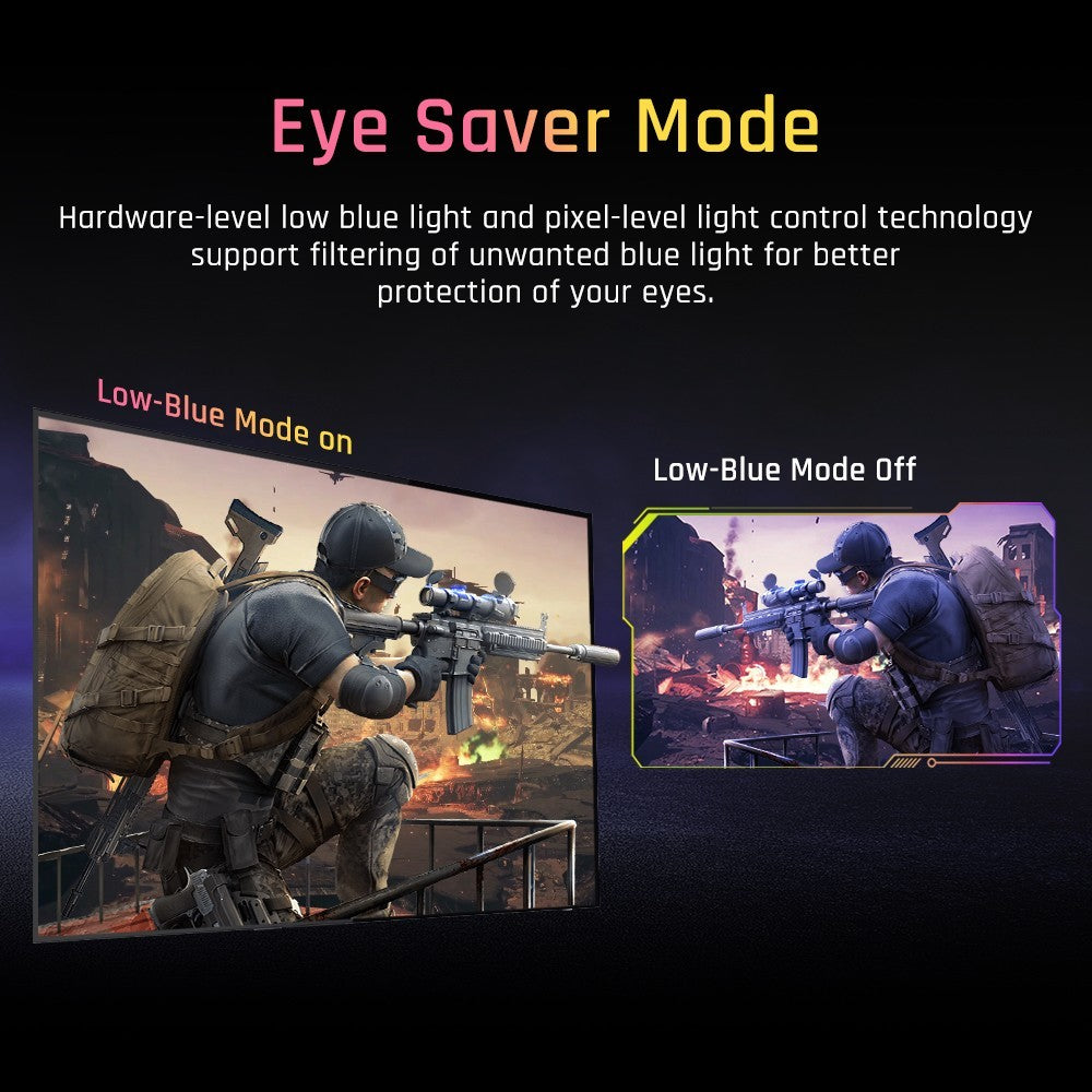 Herní monitor KTC M27T20 27 palců, mini LED, 2560x1440, 2K QHD, 165 Hz, HVA, doba odezvy 1 ms MPRT, technologie Quantum Dot, HDR 1000, kompatibilní s FreeSync G-Sync, vestavěné reproduktory, okolní osvětlení, USB 3.0, upstream, 2x HDMI 2.0, DP 1.4, 90 W, audio typu C, nástěnný držák na KVM