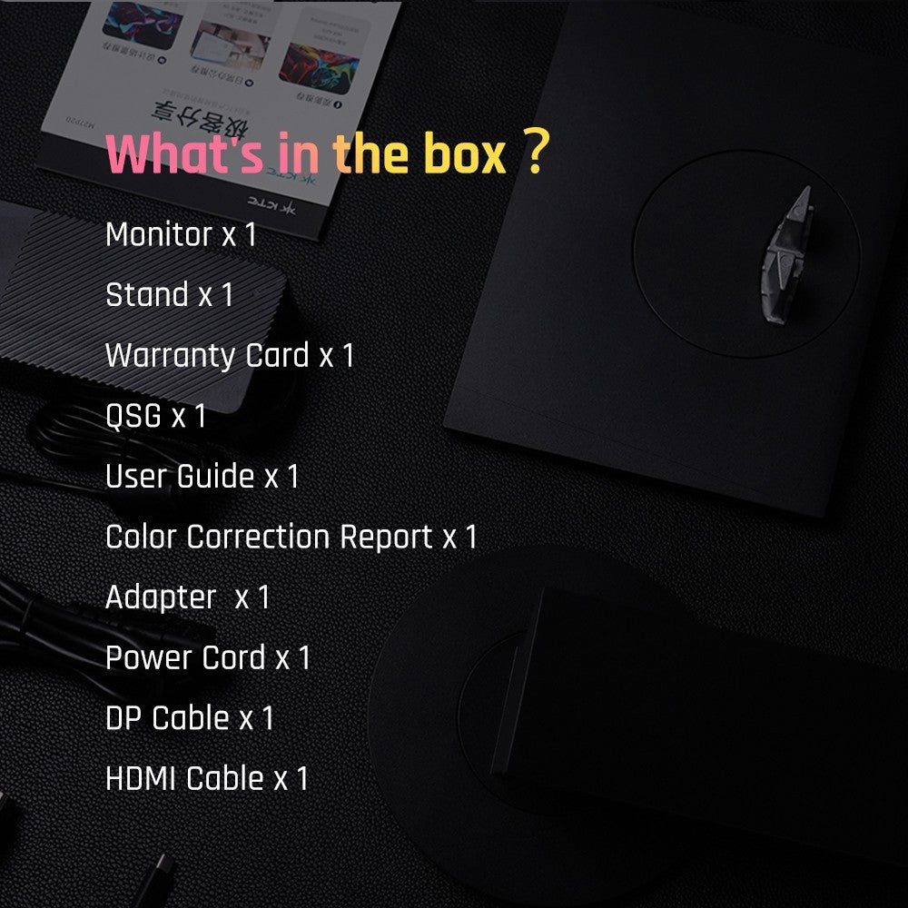 Herní monitor KTC M27T20 27 palců, mini LED, 2560x1440, 2K QHD, 165 Hz, HVA, doba odezvy 1 ms MPRT, technologie Quantum Dot, HDR 1000, kompatibilní s FreeSync G-Sync, vestavěné reproduktory, okolní osvětlení, USB 3.0, upstream, 2x HDMI 2.0, DP 1.4, 90 W, audio typu C, nástěnný držák na KVM