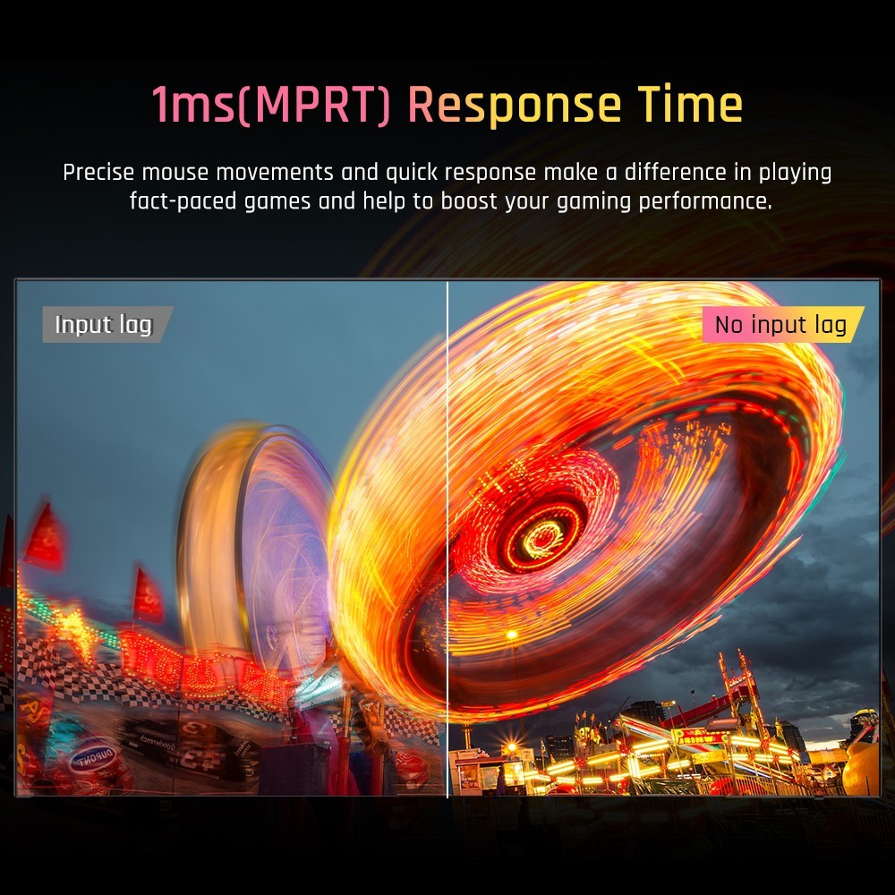 Herní monitor KTC M27T20 27 palců, mini LED, 2560x1440, 2K QHD, 165 Hz, HVA, doba odezvy 1 ms MPRT, technologie Quantum Dot, HDR 1000, kompatibilní s FreeSync G-Sync, vestavěné reproduktory, okolní osvětlení, USB 3.0, upstream, 2x HDMI 2.0, DP 1.4, 90 W, audio typu C, nástěnný držák na KVM