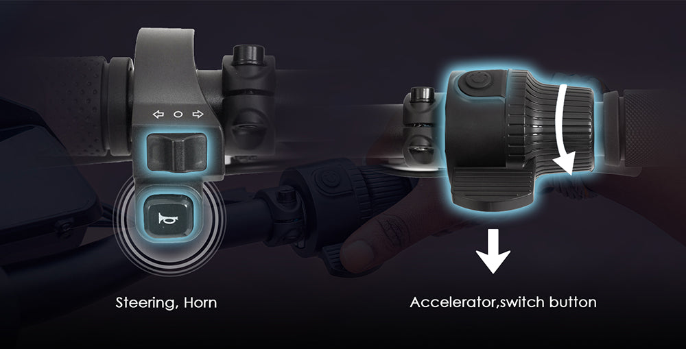 Skládací elektrická koloběžka Kukirin G2, motor 800 W, baterie 48 V 15 Ah, 10palcové pneumatiky, maximální rychlost 45 km/h, dojezd 55 km, dotykový displej, přední a zadní kotoučové brzdy