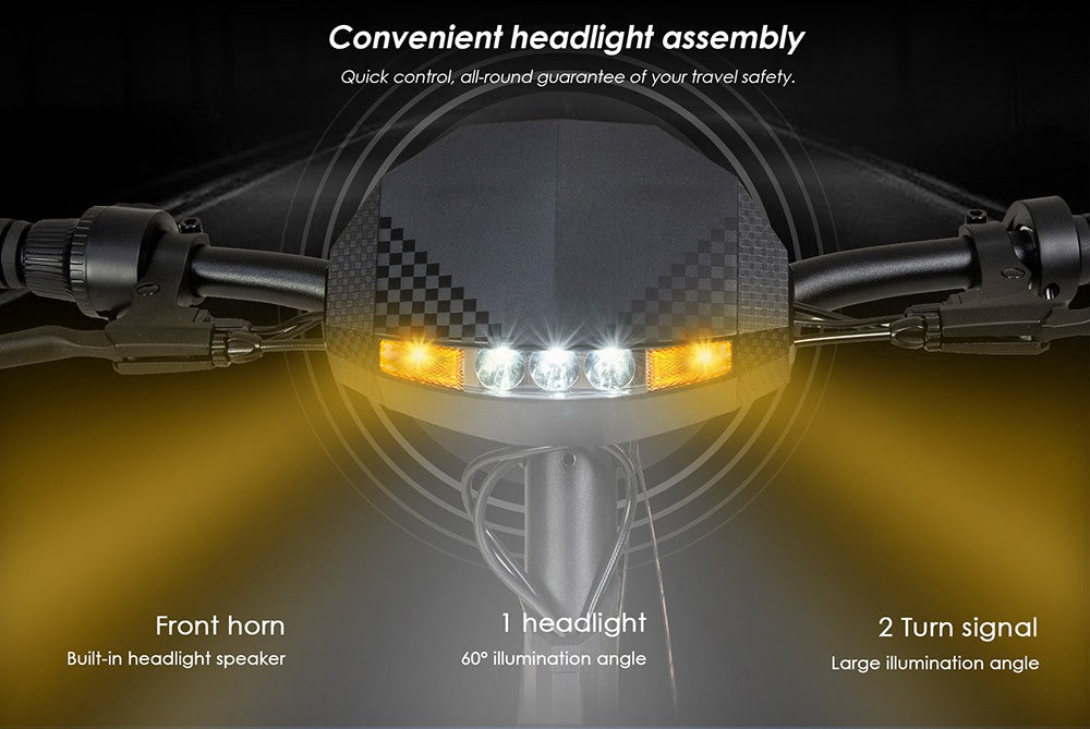 Skládací elektrická koloběžka Kukirin G2, motor 800 W, baterie 48 V 15 Ah, 10palcové pneumatiky, maximální rychlost 45 km/h, dojezd 55 km, dotykový displej, přední a zadní kotoučové brzdy