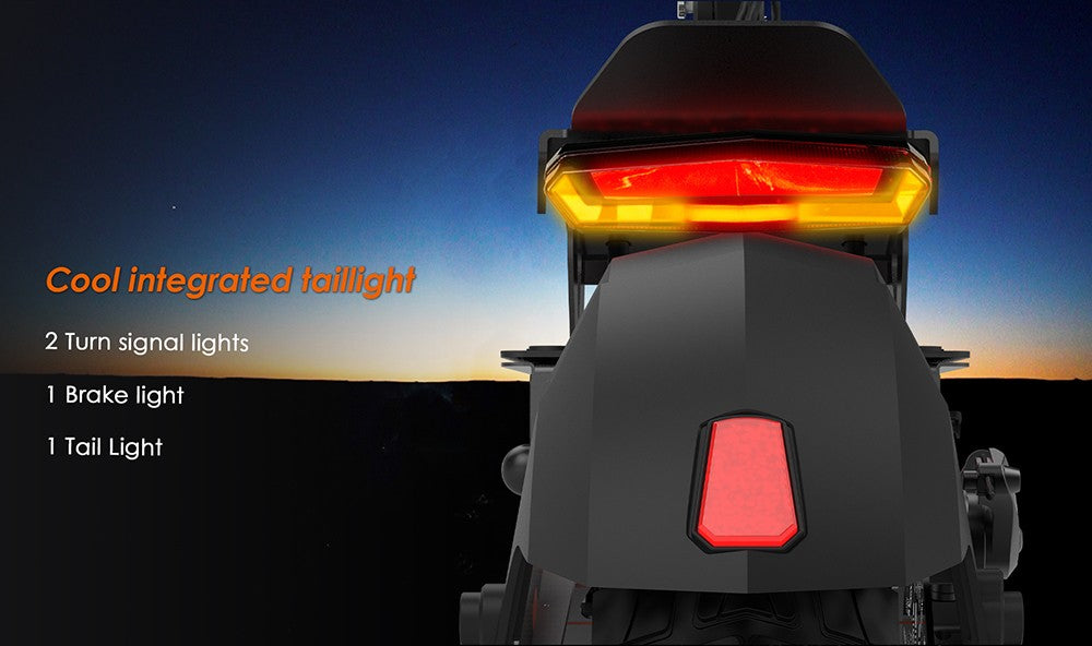 Skládací elektrická koloběžka Kukirin G2, motor 800 W, baterie 48 V 15 Ah, 10palcové pneumatiky, maximální rychlost 45 km/h, dojezd 55 km, dotykový displej, přední a zadní kotoučové brzdy