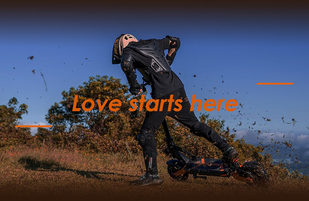 Elektrická koloběžka KuKirin G2 Max, 10palcové terénní pneumatiky, motor 1000 W, maximální rychlost 55 km/h, baterie 48 V 20 Ah, dojezd 80 km, maximální zatížení 120 kg, odnímatelné sedadlo, nastavitelná výška